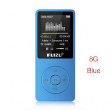 Load image into Gallery viewer, 100% original English version Ultrathin MP3 Player with 8GB storage and 1.8 Inch Screen can play 80h, Original RUIZU X02