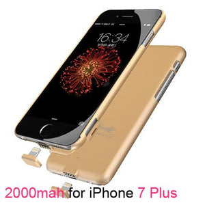 1500mah/2000mah Portable External Power Bank Battery Charger Case For iphone 6 6S 7 Power Battery Case - ColaPa - Discover Hot Mobile Accessories Online