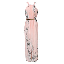 Load image into Gallery viewer, New Women Long Formal Prom Floral Boho Chiffon Dress